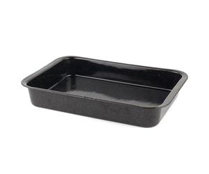Russell Hobbs CW12611 Romano Vitreous Enamel Roaster - Durable, Dishwasher Safe, Casserole Tray, Rectangular Roasting Tin for Vegetables and Meat, Oven Safe Up to 230°/ Gas Mark 8, 36 x 25 x 4 cm