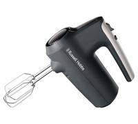 Russell Hobbs Hand Mixer (Electric whisk for baking, 5 Speeds + Turbo Mode, Dishwasher safe chrome beaters & dough hooks, Bowl & heel rest feature, 350W peak power) Desire Matte Charcoal 27151