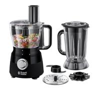Russell Hobbs Food Processor and Jug Blender, Matte Black, 1.5L, 600W - 24732 [EEK: Compliant]