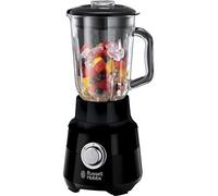 Russell Hobbs Glass Jug Blender, 2 Speeds plus Turbo setting Matte Black - 24722 [EEK: Compliant]