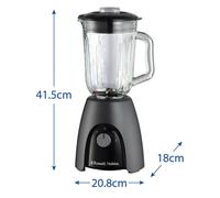 Russell Hobbs Desire 1.5l Jug Blender Charcoal (Grey)