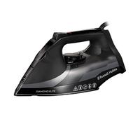 Russell Hobbs Diamond Elite Steam Iron, Black Diamond soleplate, 220g Steam Shot, 50g Continuous steam, 350ml Water Tank, Anti-cal