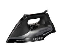 Russell Hobbs Diamond Elite Steam Iron, Black Diamond soleplate, 220g Steam Shot, 50g Continuous steam, 350ml Water Tank, Anti-calc & Anti-drip function, Vertical Steam, 3m Cord, 3100W, 27000