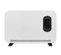 Russell Hobbs Digital Convection Heater 2000W Electric Turbo Fan White, Adjustable Thermostat with 3 Heat Settings, Overheat Protection, 24hr Auto Timer, RHCVHTF2004