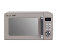 Russell Hobbs Mocha Digital Microwave STYLEVIA, 20 Litre 800W with 5 Power Levels, Mirror Finish, 8 Auto Cook Settings, Defrost & Reheat Function, Clock & Timer RHM2026MC