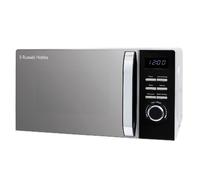 Russell Hobbs Black Digital Microwave 20 Litre 800W Solo Digital with 5 Power Levels, Defrost Function & Easy Clean, 60 Minute Timer, 8 Auto-Cook Menus, RHMD832B