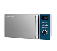 Russell Hobbs Ocean Blue Digital Microwave 20 Litre 800W Solo Digital with 5 Power Levels, Defrost Function & Easy Clean, 60 Minute Timer, 8 Auto-Cook Menus, RHMD832OB