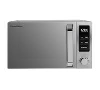 Russell Hobbs Digital Microwave, 23L, Solo, 5 Power Levels and 8 Auto-Cook Menus in Stainless Steel, RHM2372SS