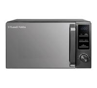 Russell Hobbs 20 Litre 800W Dark Steel Digital Microwave with 8 Auto Cook Menus & Defrost Function, 5 Power Levels, Integrated Timer, Mirror Door & Easy Clean RHM2028DS