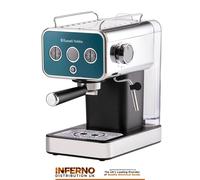 Russell Hobbs Distinctions 26451 Espresso Coffee Machine - Ocean Blue, Blue