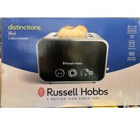 RUSSELL HOBBS Distinctions 2-Slice Toaster - Black, Black