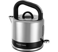 Russell Hobbs Distinctions 1.5L Cordless Electric Kettle (Fast boil, 3KW, Removable washable anti-scale filter, Pull to open lid, Perfect pour spout, Stainless Steel & Black ) 26420