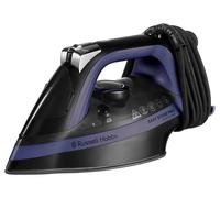 Russell Hobbs Steam Iron [2400W, 200g extra steam boost] EasyStore Pro (opt. temperature for all fabrics, space-saving cable storage, ceramic soleplate, self-cleaning, anti-limescale) 26731