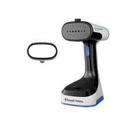 Russell Hobbs Handheld Clothes Steamer [powerful 1500W, Foldable & antibacterial] Steam Genie Easy Store (Sanitises, heats up quickly, 150ml tank, fabric nozzle, ideal for travel) 26740
