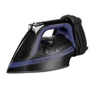 Russell Hobbs Steam Iron [2400W, 200g extra steam boost] EasyStore Pro (opt. temperature for all fabrics, space-saving cable storage, ceramic soleplate, self-cleaning, anti-limescale) 26731