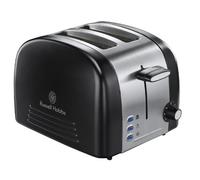 Russell Hobbs Ebony 2 Slice Matt Black Toaster Model 18046