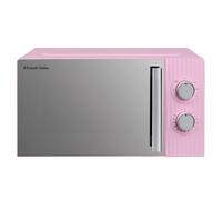 Russell Hobbs Eden 17L 700W Manual Microwave in Raspberry Pink with 5 Power Levels, Defrost & Reheat Function, 35 Minute Timer, Dial Controls, 1M Power Cord and Pull Handle Door, RHMM725RP