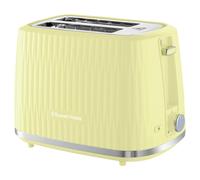 Russell Hobbs Eden 2 Slice Toaster (6 Browning settings, High lift feature, Frozen, reheat, cancel functions, Removable crumb tray, 800W, Lemon) 27373