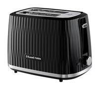 Russell Hobbs Eden 2 Slice Toaster (6 Browning settings, High lift feature, Frozen, reheat, cancel functions, Removable crumb tray, 800W, Black) 27371