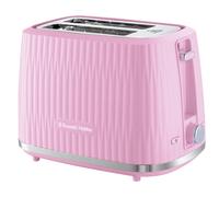 Russell Hobbs Eden 2 Slice Toaster (6 Browning settings, High lift feature, Frozen, reheat, cancel functions, Removable crumb tray, 800W, Raspberry)