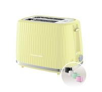 Russell Hobbs Eden 2 Slice Toaster, Lemon, 800W, 6 Browning Settings