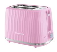 Russell Hobbs Eden 2 Slice Toaster (6 Browning Settings, High Lift Feature, Frozen, reheat, Cancel Functions, Removable Crumb Tray, 800W, Raspberry) 27372