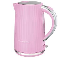 Russell Hobbs Eden Kettle, Textured, Cord Storage, 1.7L, Raspberry, Pink - 27362