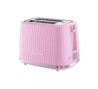 Russell Hobbs Eden Pink 2 Slice Toaster - Raspberry Pink Textured Design Toaster