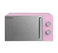 Russell Hobbs Eden 17L 700W Manual Microwave in Raspberry Pink with 5 Power Levels, Defrost & Reheat Function, 35 Minute Timer, Dial Controls, 1M Power Cord and Pull Handle Door, RHMM725RP