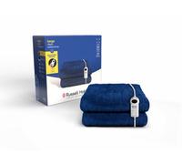 Russell Hobbs Electric Blanket 120W Heated Throw Blue 9 Heat Settings With 2 Year Guarantee Rhht1003Blu