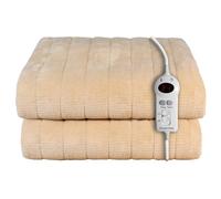 Russell Hobbs Electric Blanket Heated Throw Microfleece 180 X 130Cm Rhht1004 In Beige Beige