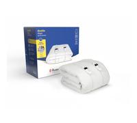 Russell Hobbs Electric Blanket, Sherpa Fleece Heated Double Fitted Underblanket, 6 Heat Settings & 10 Hour Auto Shut Off, Energy Efficient, Machine