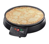 Russell Hobbs Electric Crepe & Pancake Maker - Large 30cm (12 inch) easy to clean Non-stick hotplate, Crepe making tools inc, Adjustable thermostat, Power on & temp indicator light, 1200W, 20920