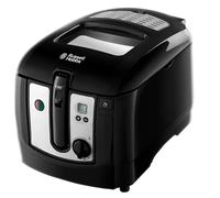 Russell Hobbs Electric Deep Fat Fryer, 3L Capacity, 1.2kg Food | Can Cook 1.2kg Per Batch, Digital Timer, Large Observation Window, Non-Stick Coated Pan, Adjustable Thermostat, 2300W Power