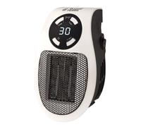 Russell Hobbs RHPH2001 500W Ceramic Plug Heater, Adjustable thermostat, 12 Hour Timer & LED Display, 2 Fan Speeds