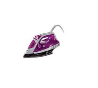 Russell Hobbs Electric Iron, Self Cleaning, Variable Steam, Purple, Modern Style, Stainless Steel Base