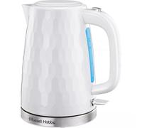 Russell Hobbs Electric Jug Kettle Cordless 1.7L 3000W Honeycomb 26050 - WHITE