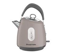 Russell Hobbs Electric Kettle, 1.5L, Fast Boil, Stainless Steel, Mocha