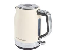 Russell Hobbs Electric Kettle [1.7L, 3000W] Hanley Jasmine (Stainless Steel, Vintage Design, Perfect Pour, Water Window, 360° Base, Cord Storage, Push-Button Lid, Energy Efficient) 28640