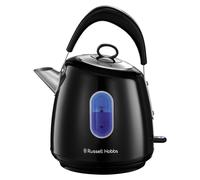 Russell Hobbs Electric Kettle (For Hot Water, Tea or Coffee, 1.5L, Fast Boil, Stainless steel with grey accents, Pull off lid, Perfect pour spout,