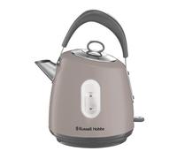 Russell Hobbs Electric Kettle (For Hot Water, Tea or Coffee, 1.5L, Fast Boil, Stainless steel with grey accents, Pull off lid, Perfect pour spout,