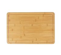 Russell Hobbs Element Wooden Chopping Board - FSC®-Certified Bamboo Cutting Board, Outer Groove for Catching Juices, Butchers Block, Charcuterie Serving Tray, Protects Kitchen Worktops