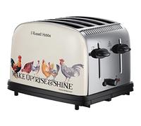 Russell Hobbs Emma Bridgewater Rise & Shine Design 25780 4 Slice Toaster - Cream, Cream