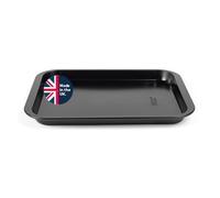 Russell Hobbs Everyday 35cm Baking Tray - Small Baking Sheet, Non-Stick ILAG Coating, Carbon Steel, Easy Clean, Made in The UK, Dishwasher Safe, 5 Year Guarantee, Long Lasting Quality, Black