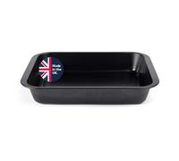 Russell Hobbs Everyday Roasting Tray 36 Cm Square | Carbon Steel, ILAG Non-Stick Coating, Dishwasher Safe, Made In The UK, Black Finish