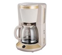 Russell Hobbs Filter Coffee Maker [1.25L, 1100W] Brontë Stone (WhirlTech Technology, Drip stop, Keep Warm, Glass carafe, Water window, Pause & pouring function, Brew now button, Lighting) 26781-56