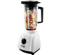 Russell Hobbs Food Collection 1.5L Plastic Jug Blender, 2 speeds & pulse setting, Removable Stainless Steel blades for easy cleaning, Pouring and