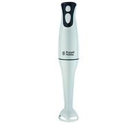 Russell Hobbs Food Collection Electric Hand Blender, 2 Speeds and Pulse Technology, Detachable blending leg for easy cleaning, Stainless steel blades, 200W, 22241, White