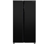 Russell Hobbs American Fridge Freezer - Black - E Rated