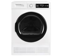 Russell Hobbs Freestanding Condenser Dryer Electric Tumble Dryer 15 Programmes 8kg Capacity 3 Heat Settings LED Display DelayStart Anti-Crease Child Lock Black Clothes Dryer RH8CTD111B